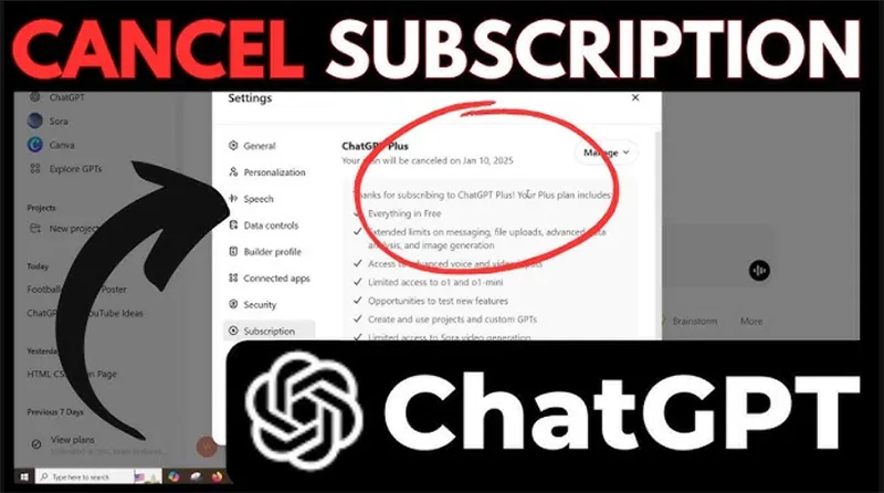 How to Cancel ChatGPT Subscription