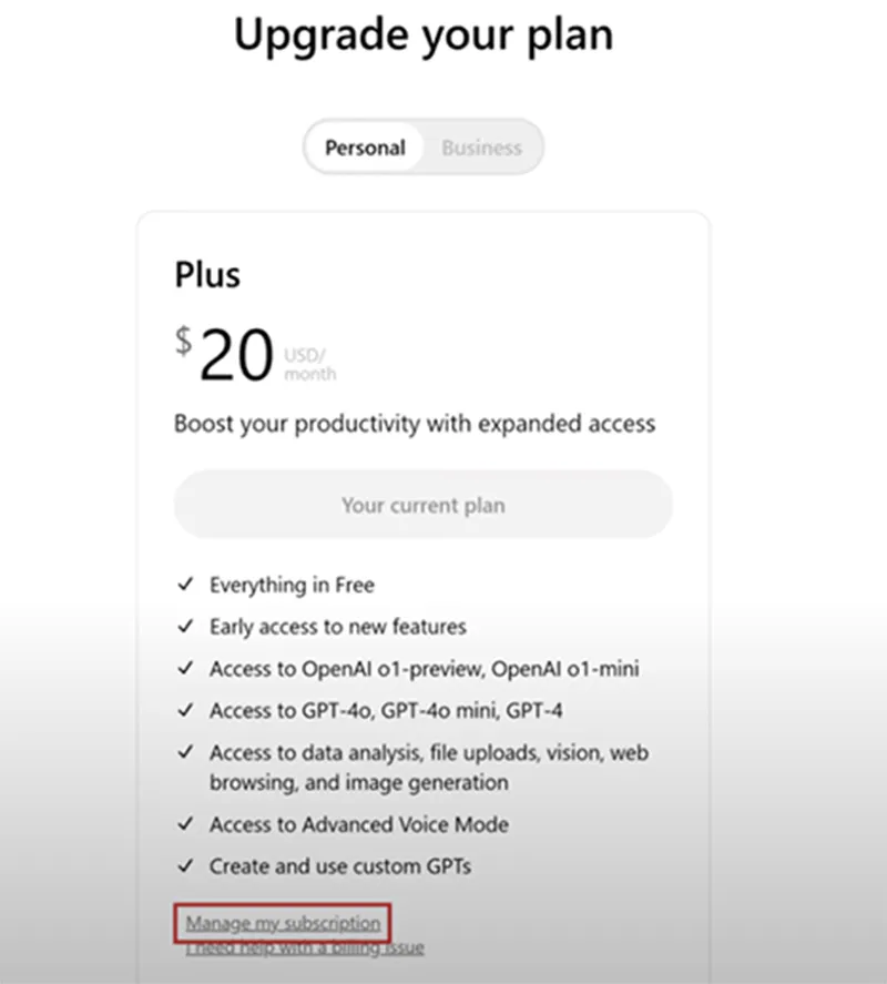 How to Cancel ChatGPT Subscription